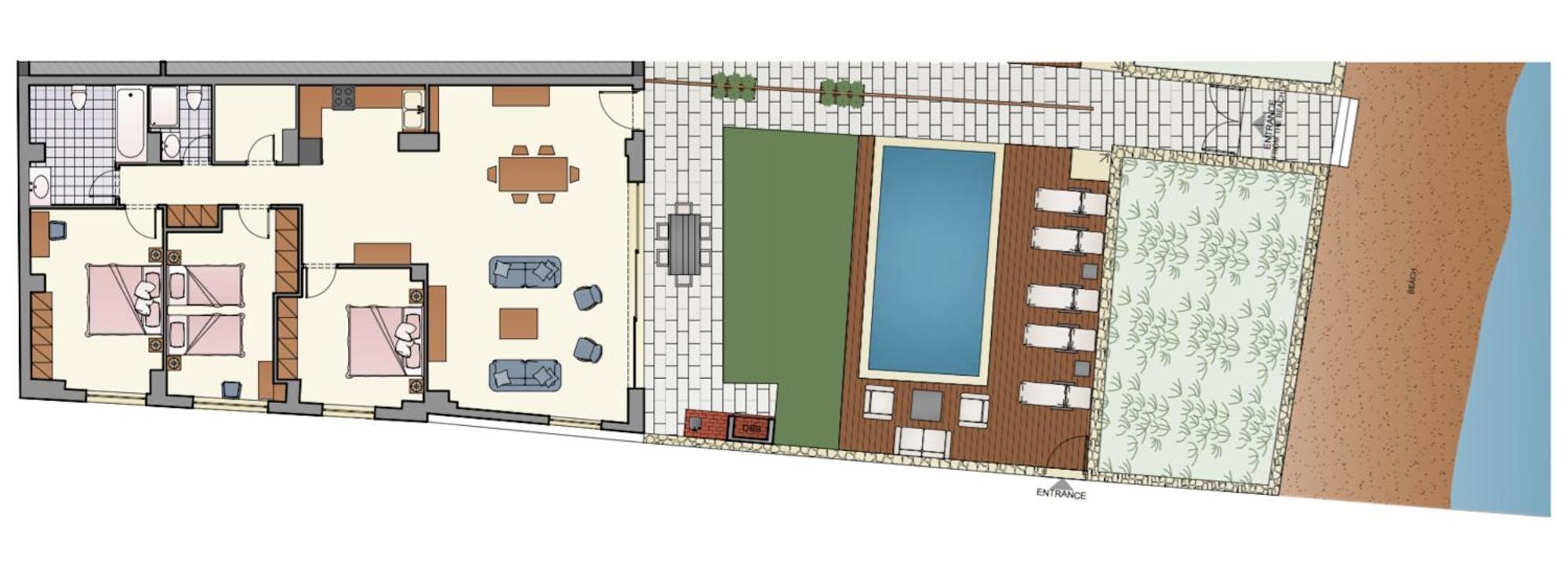 Iris Luxury Beach Front Residence With Pool & Bbq, By Thinkvilla Rethymno Exterior foto