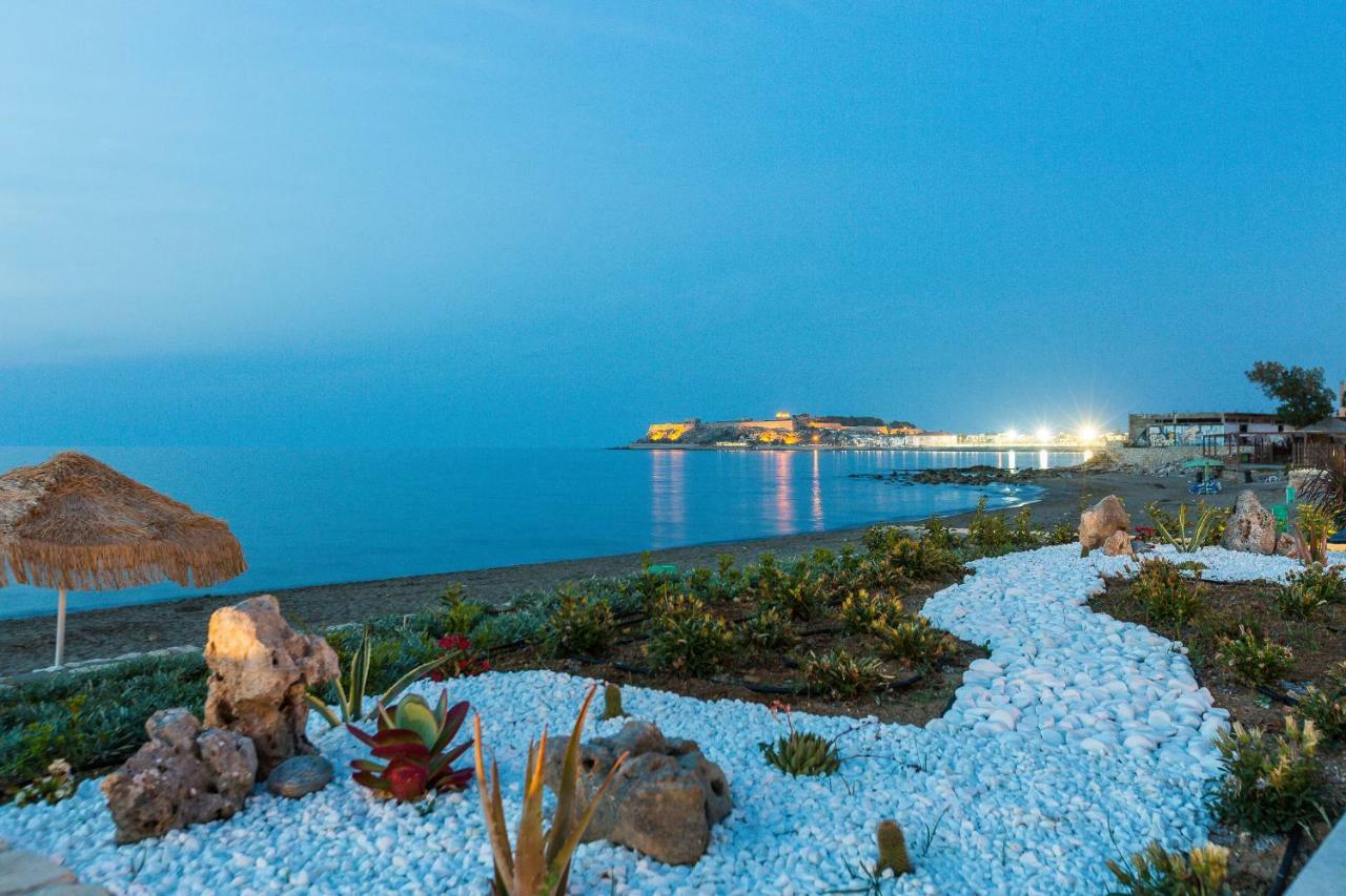 Iris Luxury Beach Front Residence With Pool & Bbq, By Thinkvilla Rethymno Exterior foto