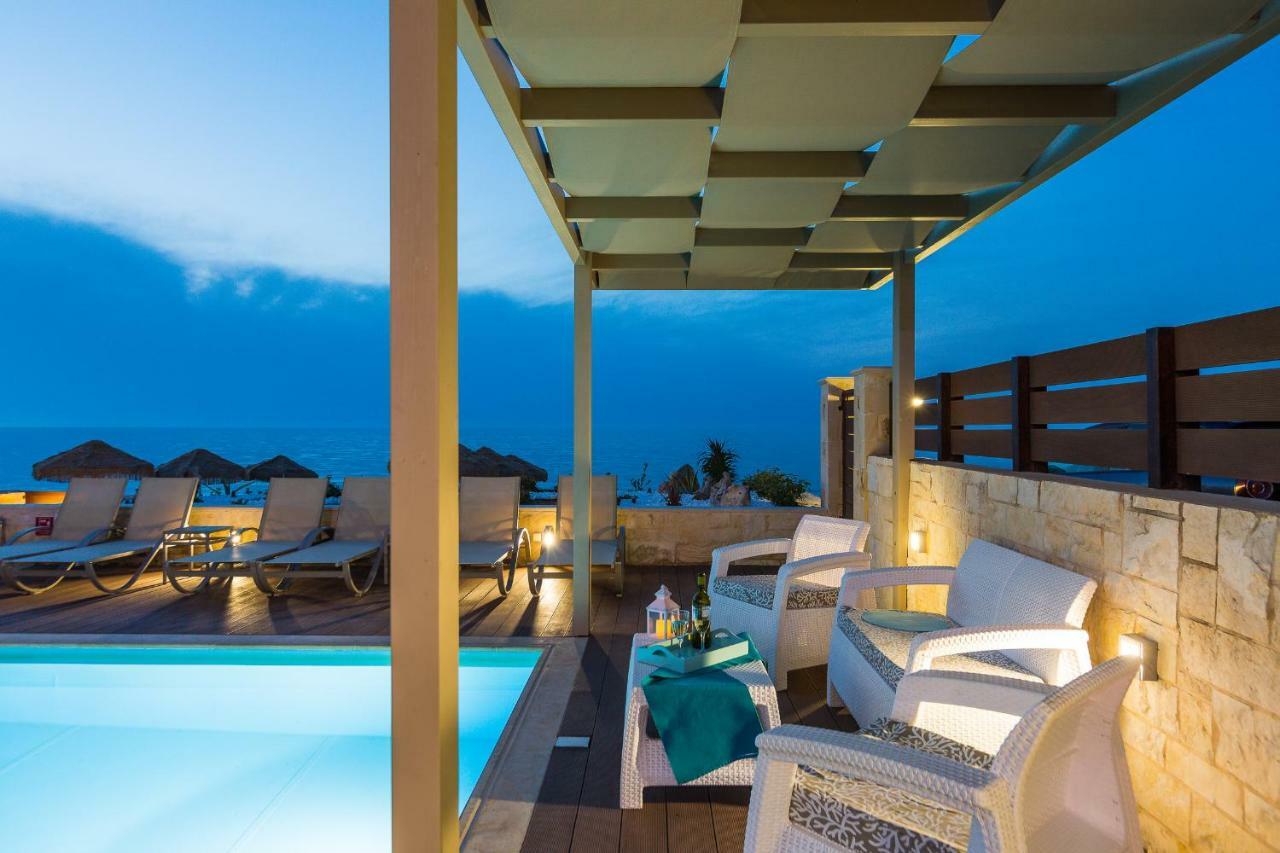 Iris Luxury Beach Front Residence With Pool & Bbq, By Thinkvilla Rethymno Exterior foto